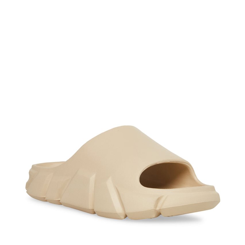 Sandalias de Diapositivas Steve Madden Charged Hombre Beige | ES AK1820